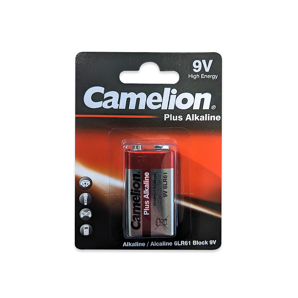 Camelion 9 Volt Plus Alkaline Blister Pack of 1 – Batteries 4 Stores