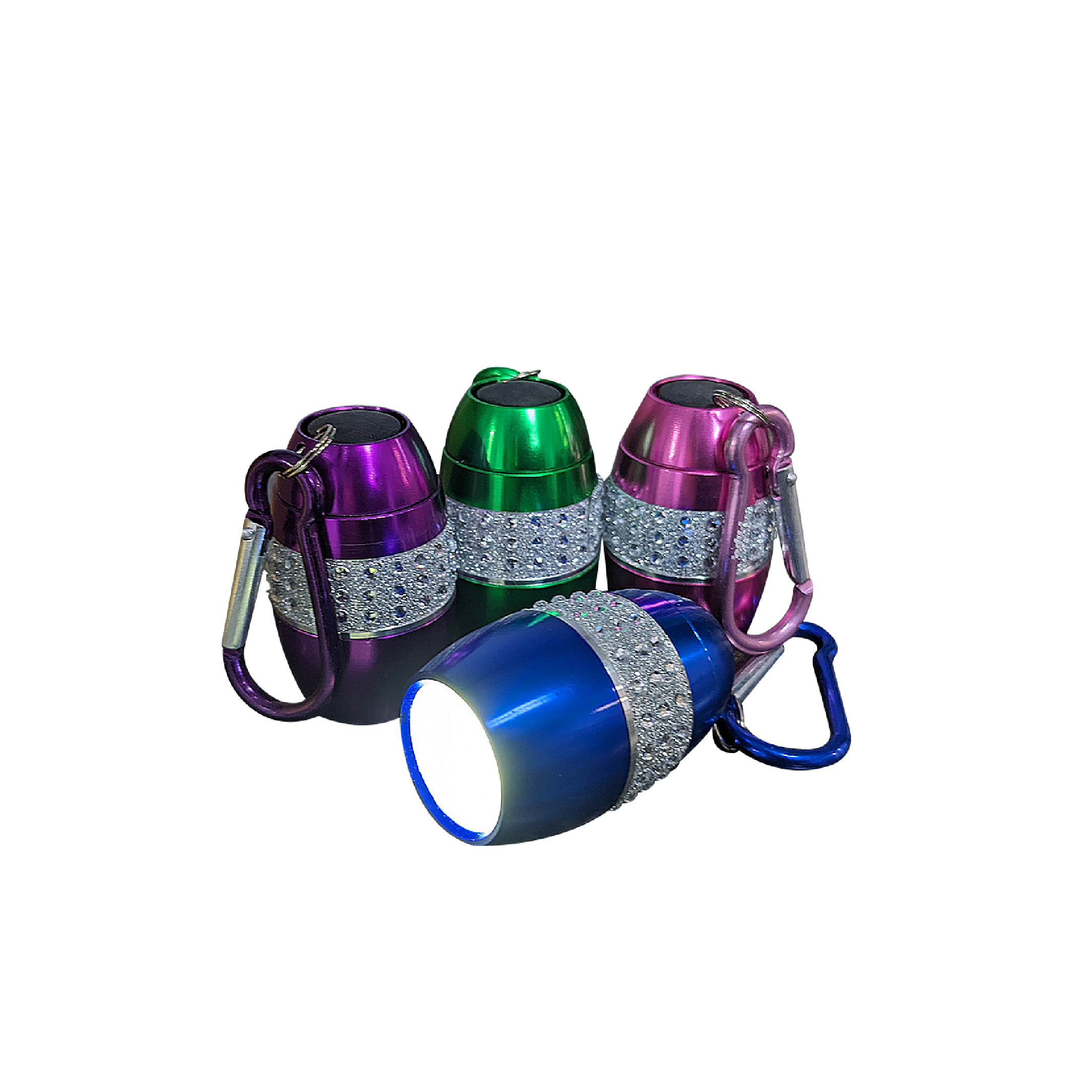 4 For $3-Bling Flashlight with COB LED Light - 4 Pack in Gift Box Packaging W/ Installed Batteries