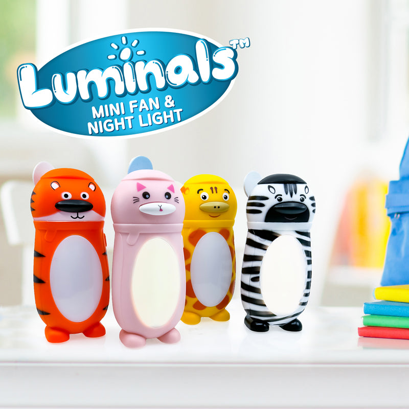 Luminals™ Mini Fan & LED Night Light | 12 PC Display