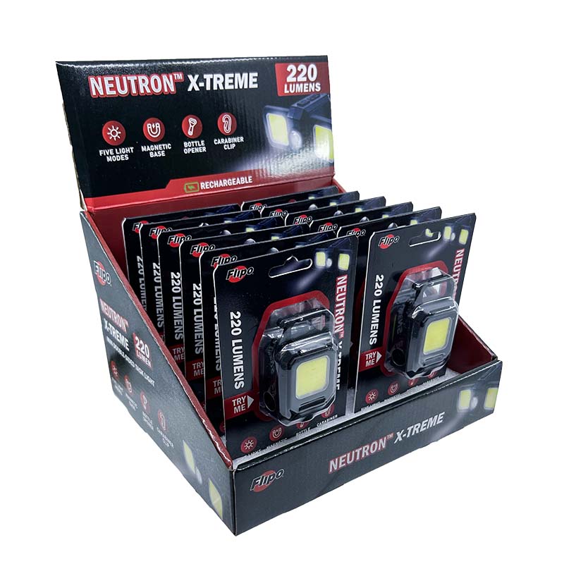 Neutron X-Treme Rechargeable Mini Multi-Task Light | 12 PC Display
