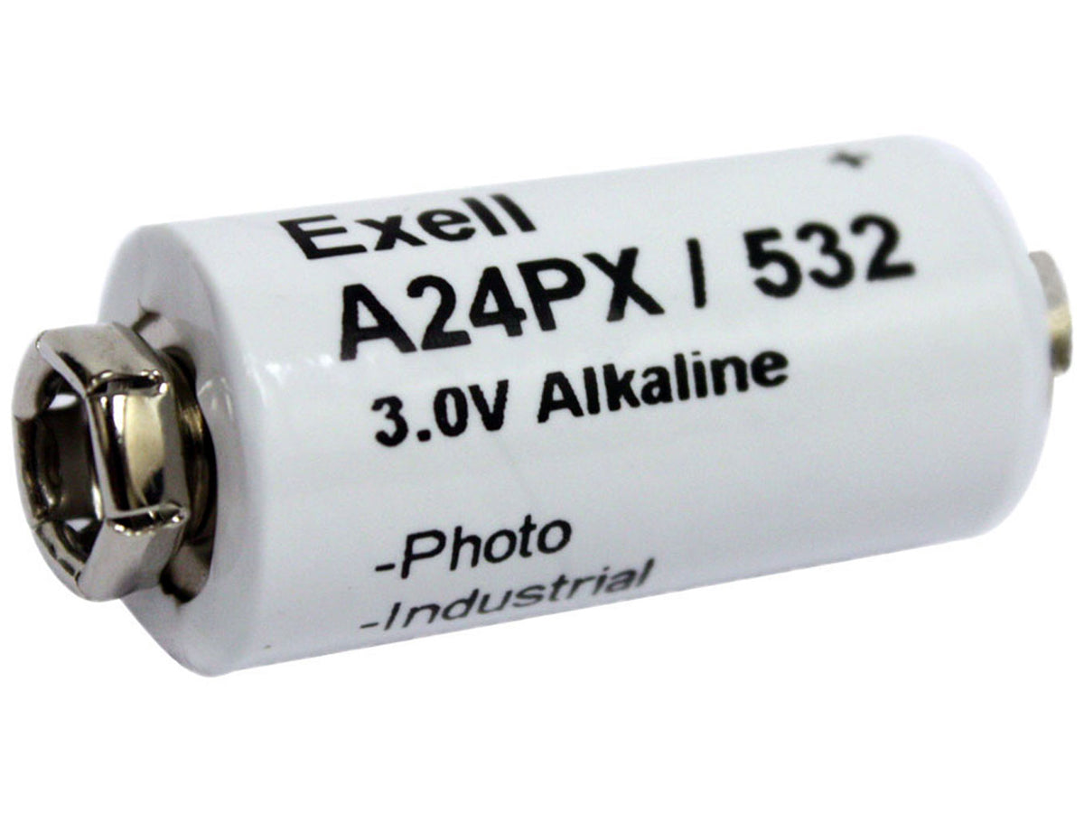 Exell Battery Alkaline Battery A24PX Compatible with V24PX RPX24 532 PX24 EPX24