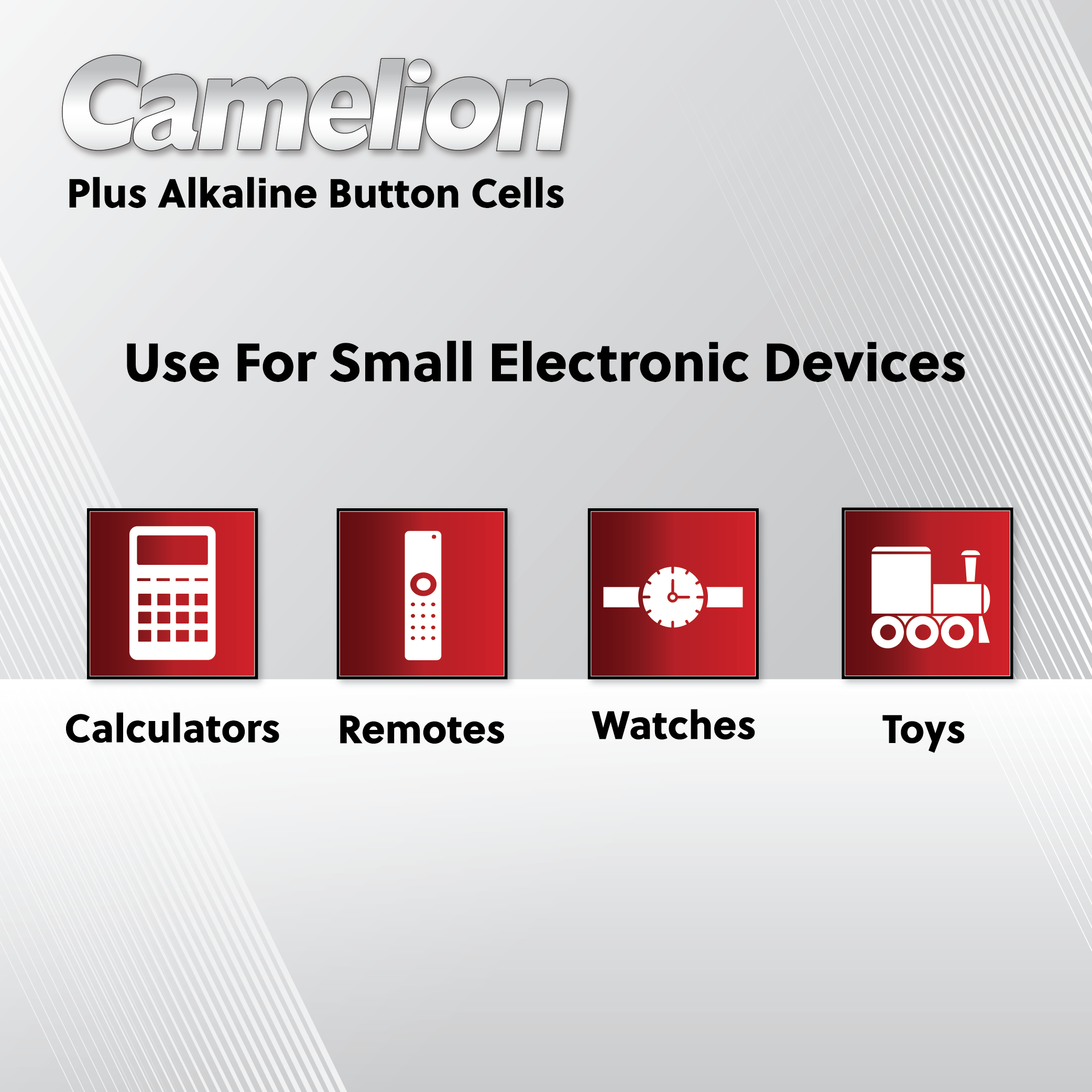 Camelion AG6 / 371 / LR921 1.5V Alkaline Button Cell Battery (Two Packaging Options)