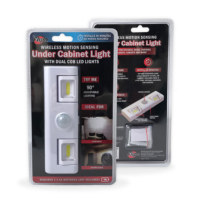 Motion Sensor Under Cabinet Light - 6 Piece Display