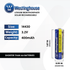Westinghouse IFR14430 Lithium Iron Phosphate 3.2V 400mAh Rechargeable Battery Cardboard Box of 8 - For Solar Lights