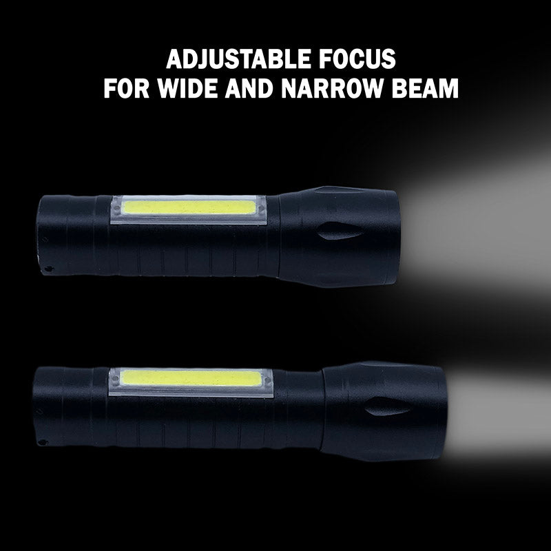 Micro Stinger™ Rechargeable LED Flashlight & COB LED Work Light | 12-Piece Display