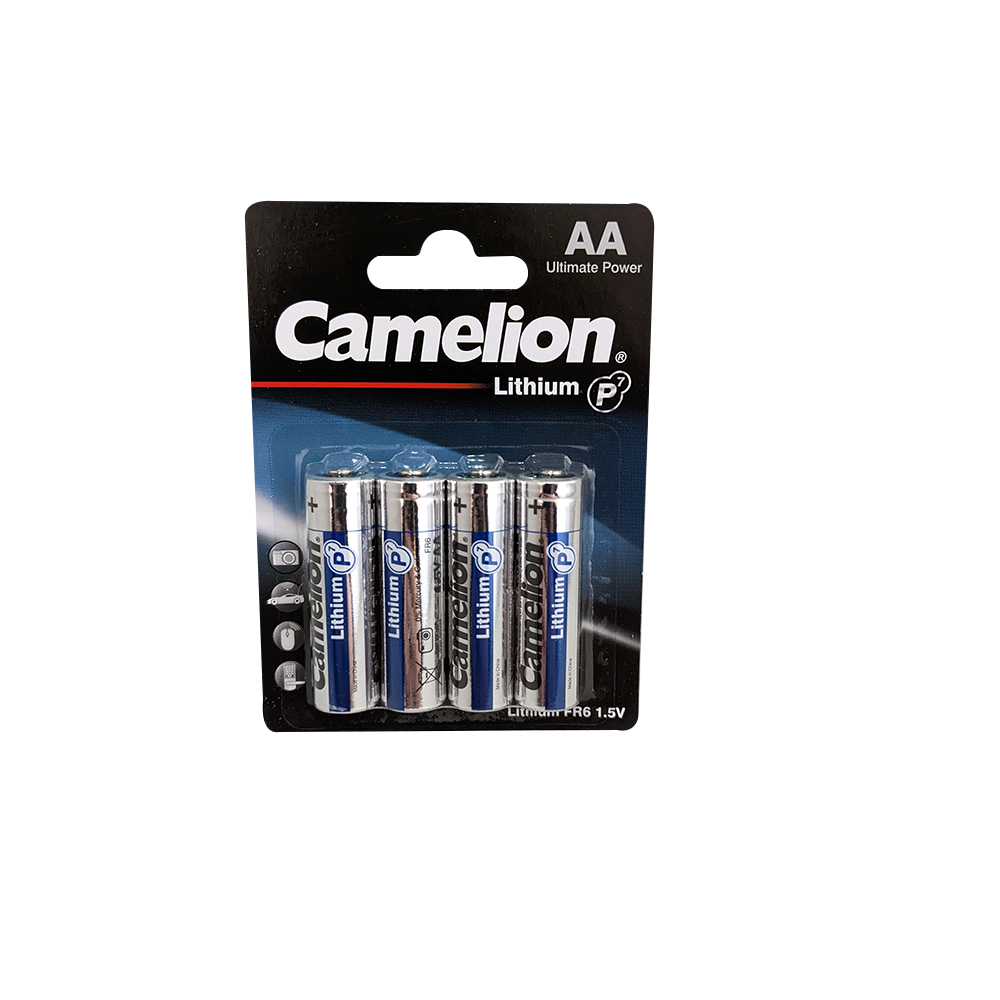 Camelion AA Lithium P7  Primary 4pk - Non Rechargeable