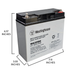 Westinghouse WA12180N-T12,  12V 18Ah T12 Terminal (Internally Threaded) Sealed Lead Acid Rechargeable Battery