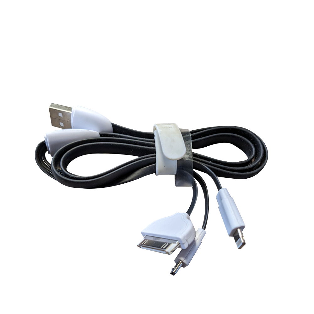 Camelion CDC006 3 In 1 USB, Micro-USB, Lightning Charging Cable Blister 1 Pack