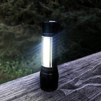 Micro Stinger Rechargeable LED Flashlight & COB LED Work Light | Multi Style 12-Piece Display