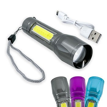 Micro Stinger Rechargeable LED Flashlight & COB LED Work Light | Multi Style 12-Piece Display