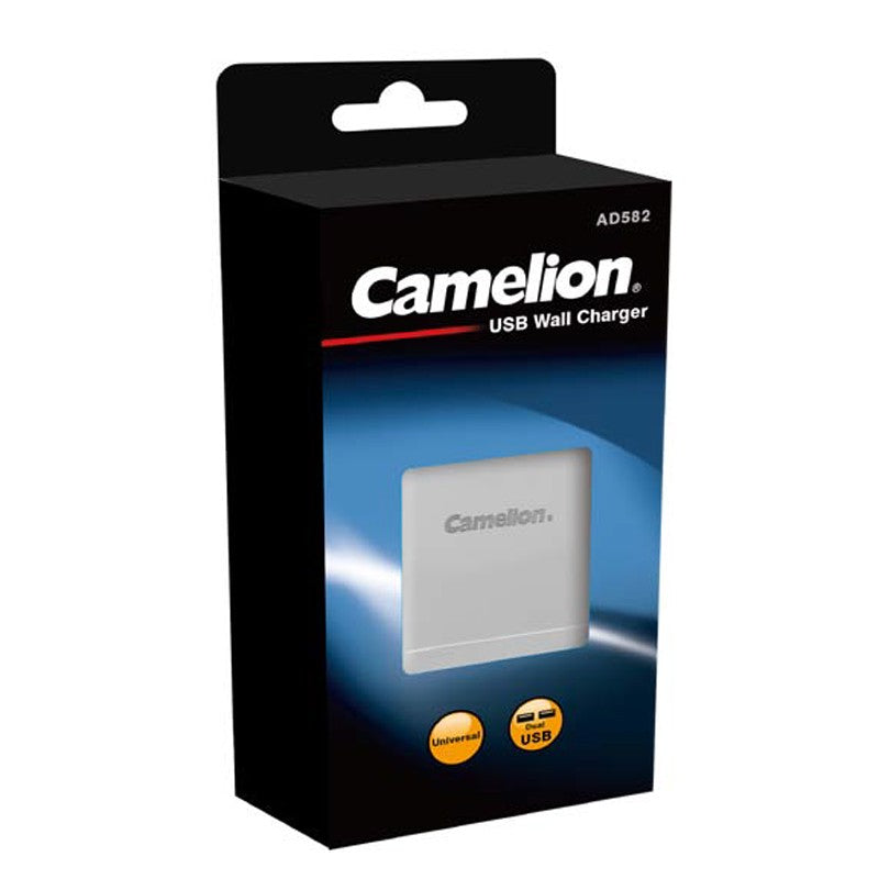 Camelion Dual USB Wall Charger Bulk