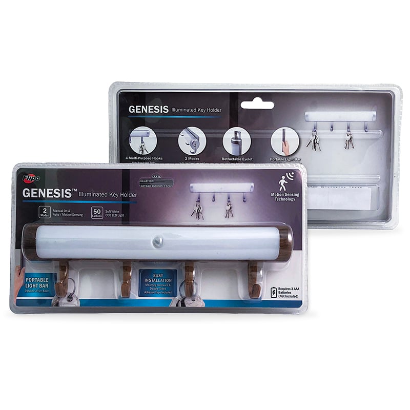 Genesis - Motion Sensing COB LED Illuminated Key Holder