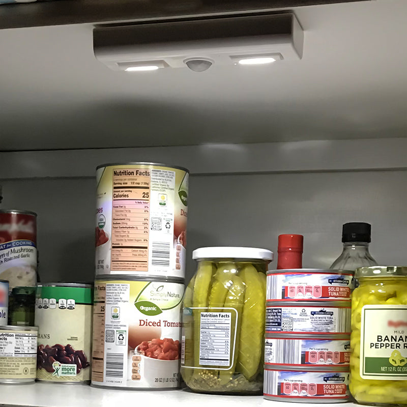 Motion Sensor Under Cabinet Light With Dual COB LED Lights