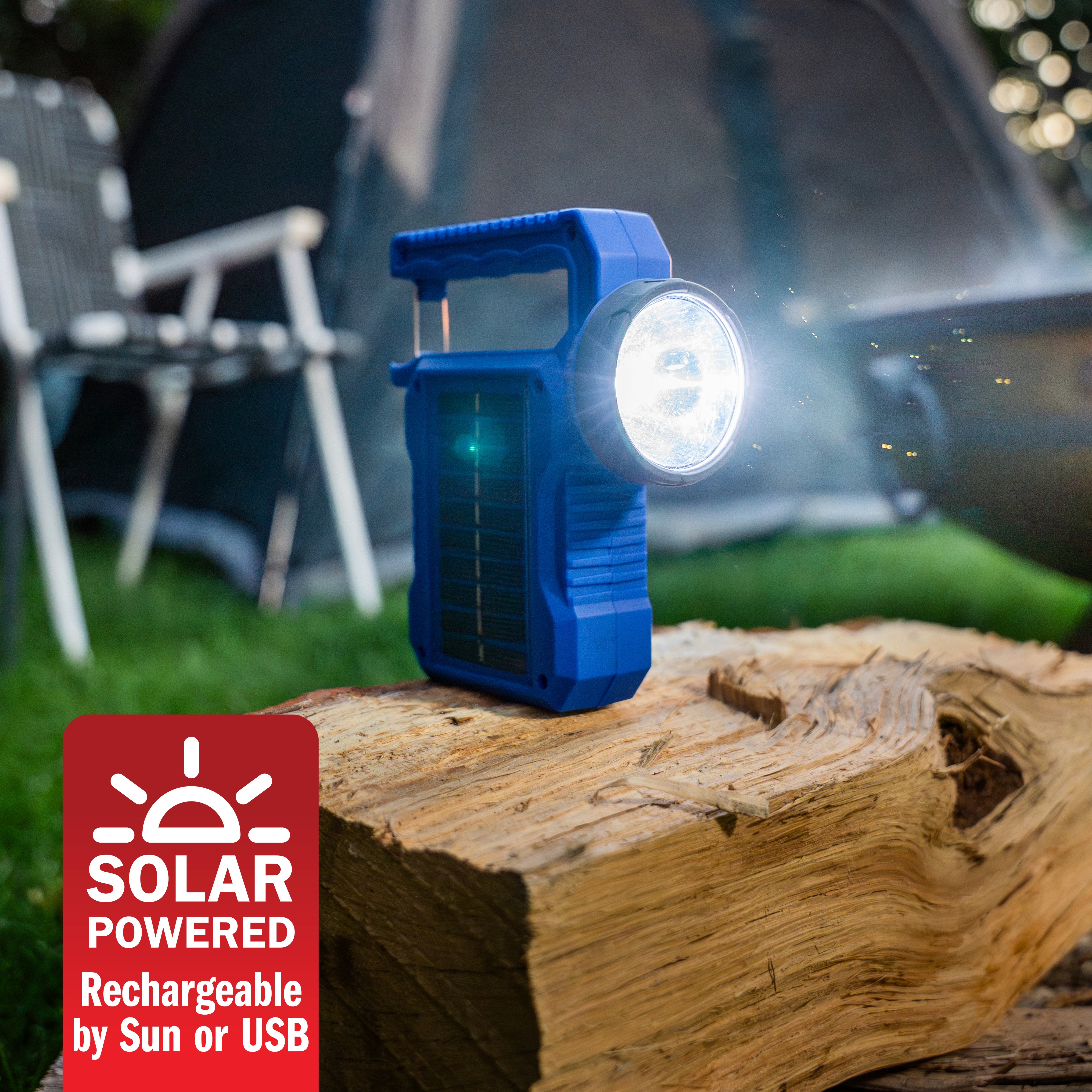 Vulcan Solar | Dual Flashlight & Work Light