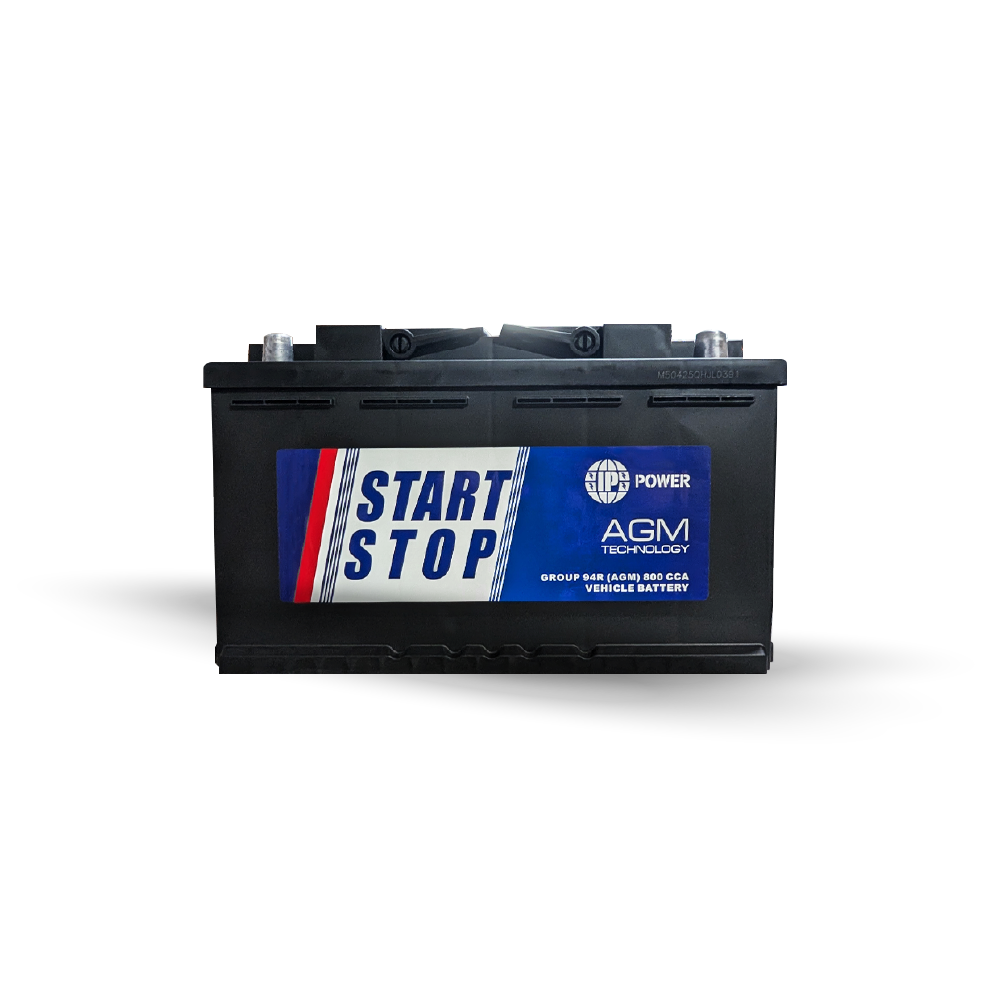 (CALL TO ORDER) IP Power Group 94R 800 CCA AGM Automotive Battery