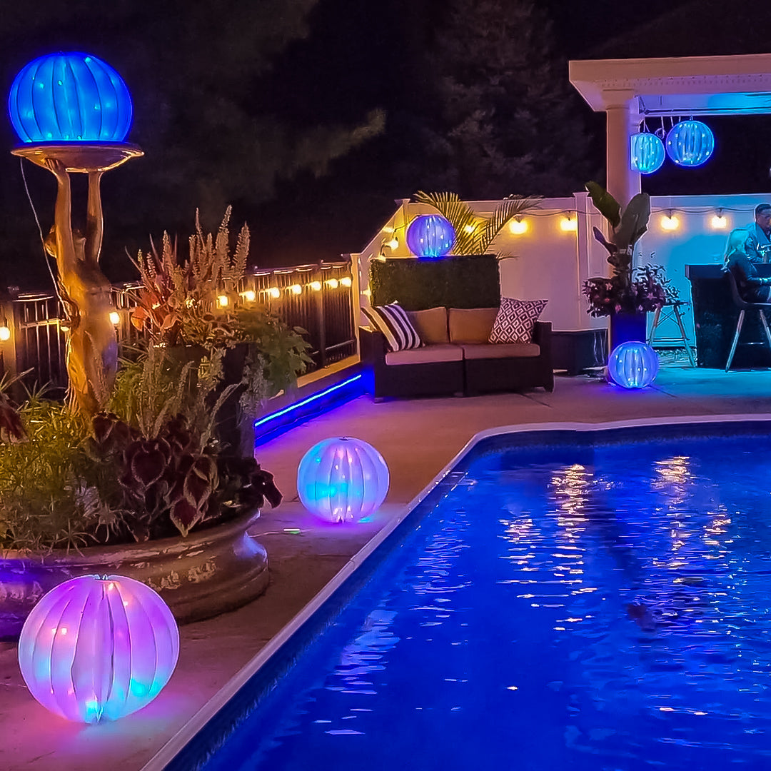 Twinklers™ Orb | 18" Indoor & Outdoor Foldable Lighted Orb