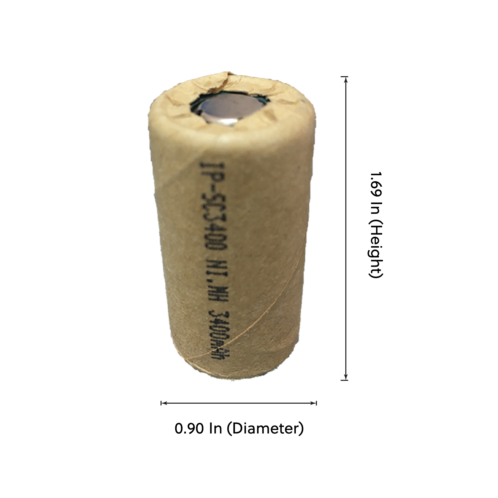 IP Power Sub C Ni-Mh 3400mAh