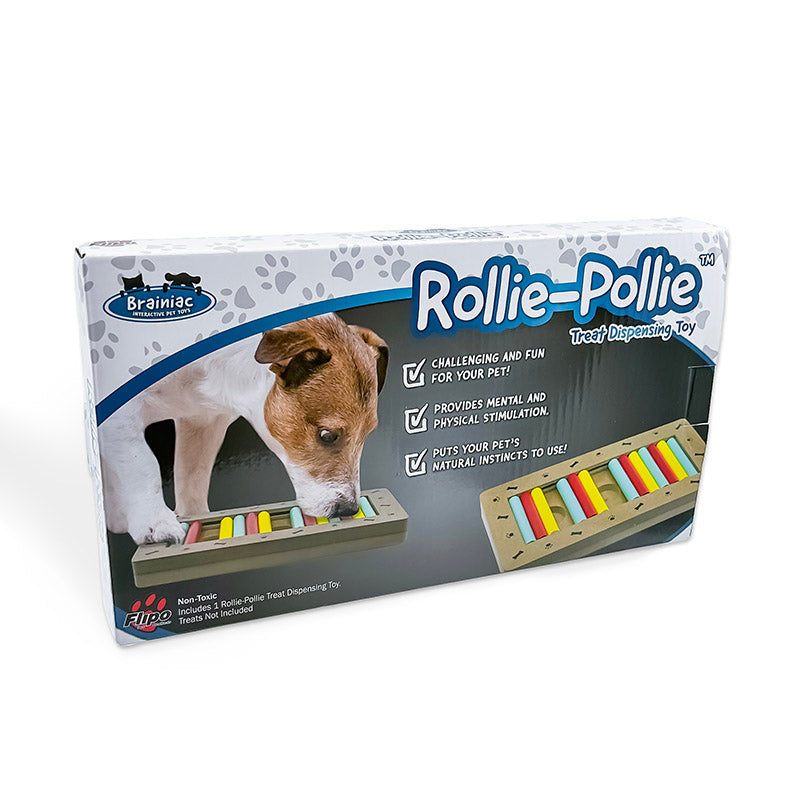 Brainiac Rollie-Pollie Treat Dispensing Pet Toy