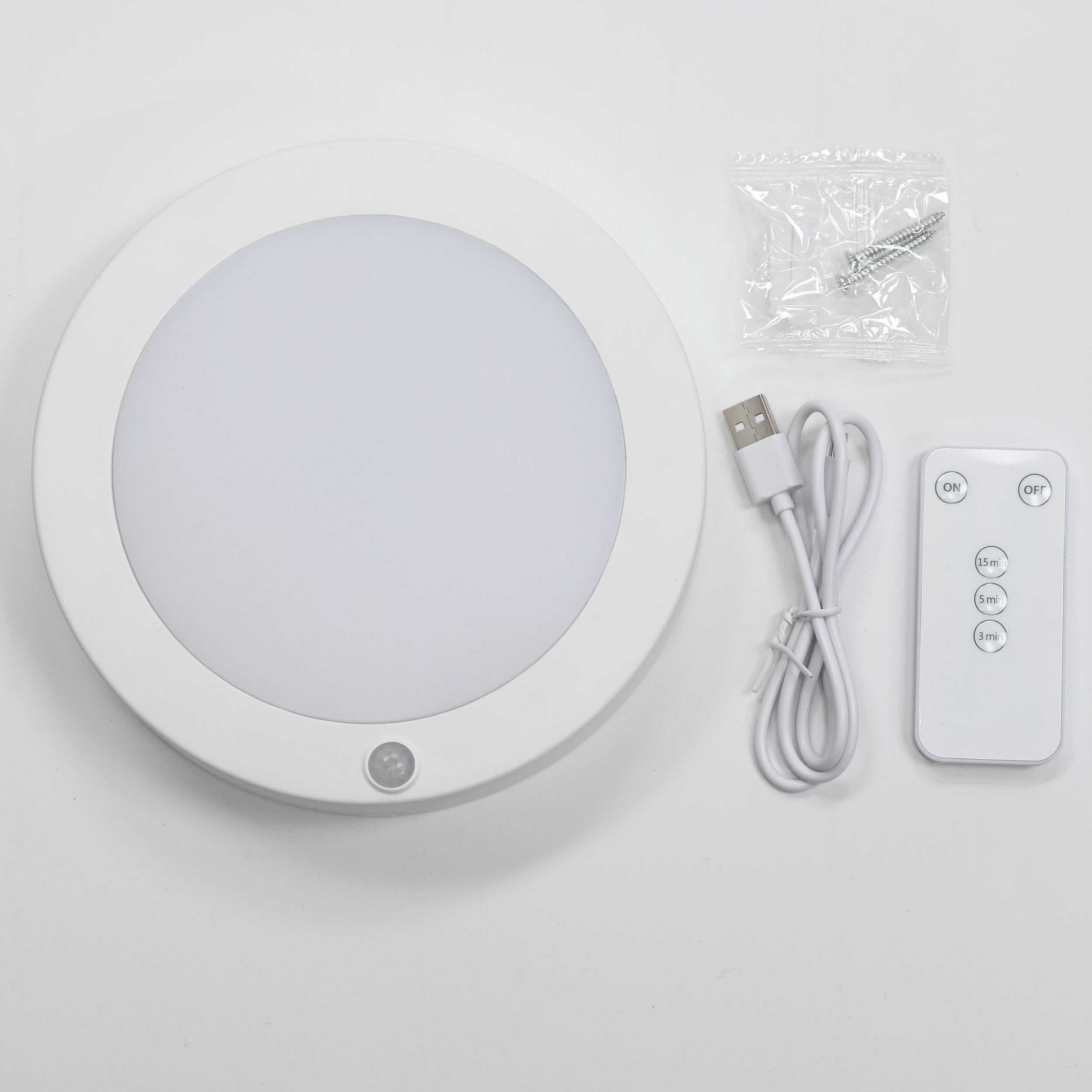 Rechargeable 7" LED Circle Light- Motion Sensing