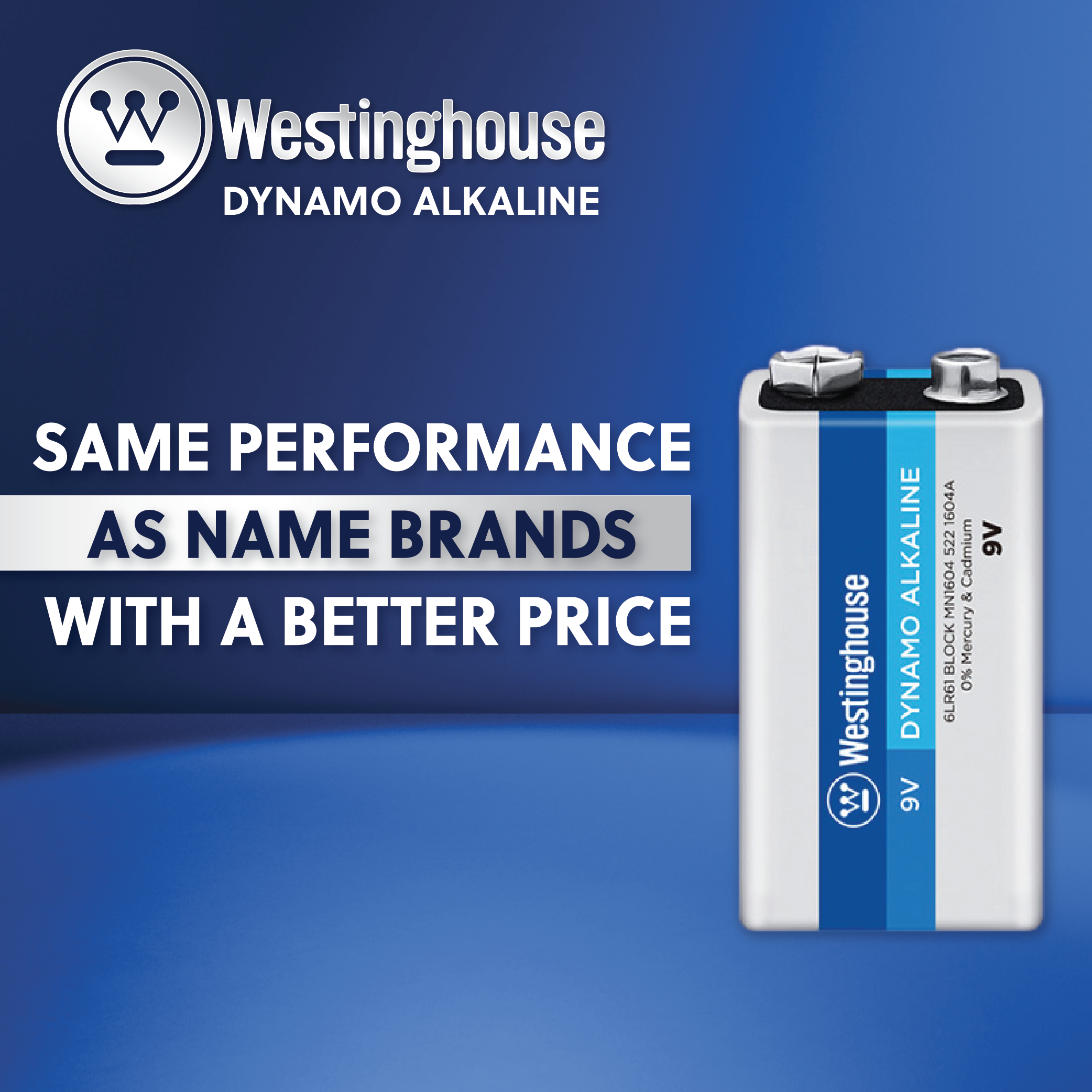 Westinghouse AA Dynamo Alkaline Blister Pack of 4