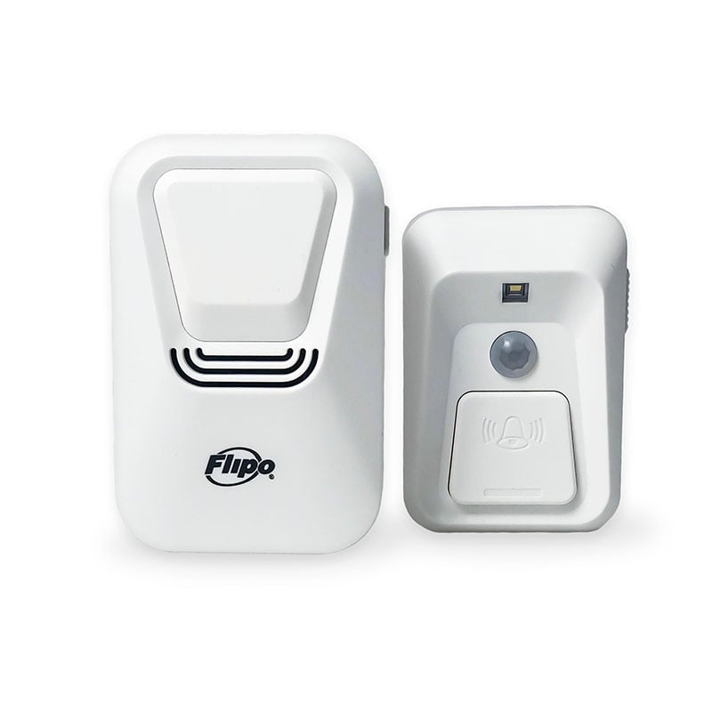 Flipo 8 Tone Wireless Doorbell | With Motion Sensing LED Light