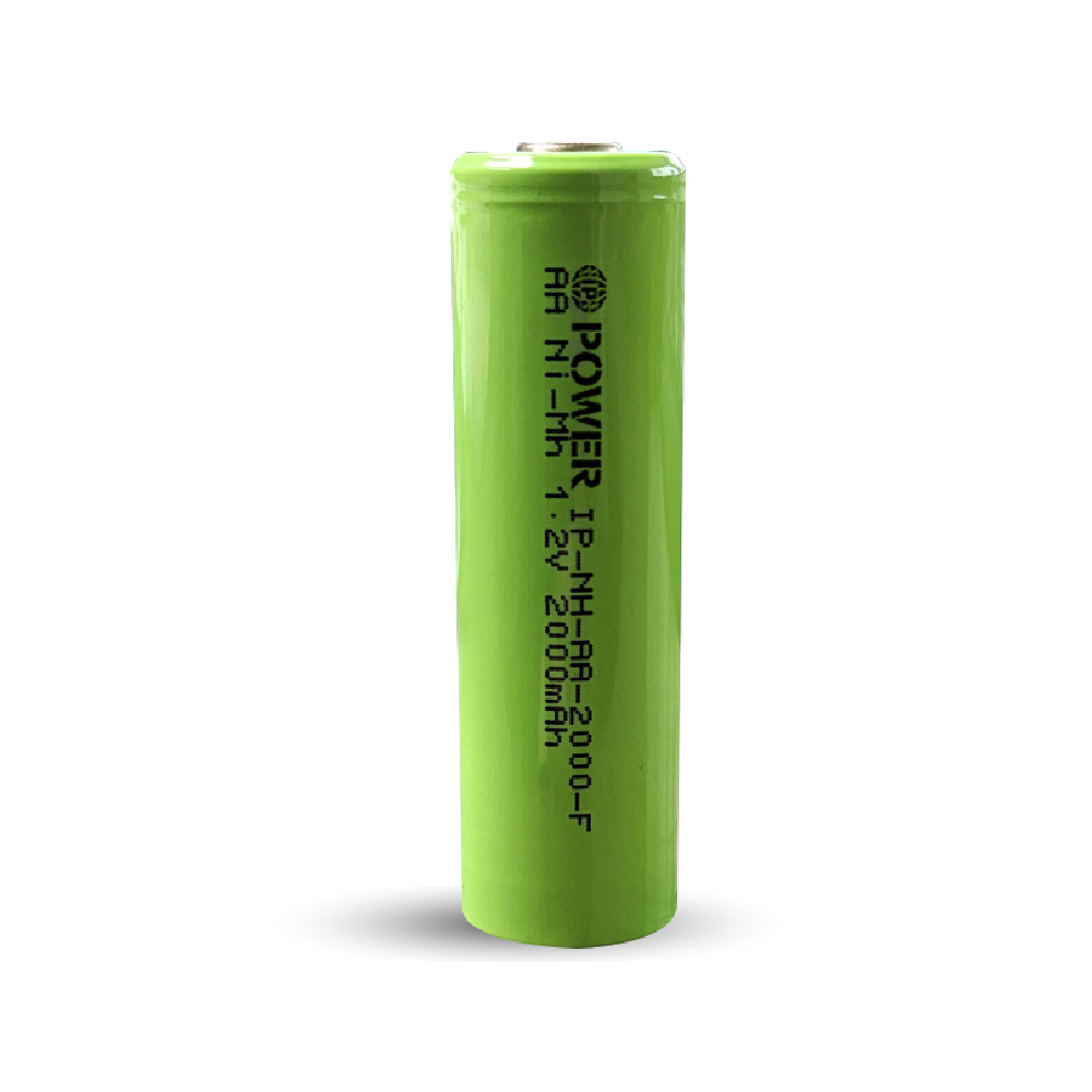 IP Power Ni-Mh AA 2000mAh Rechargeable Flat Top