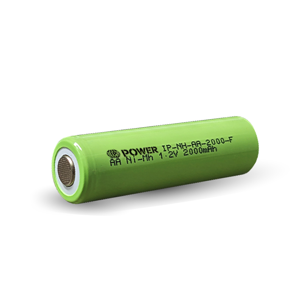 IP Power Ni-Mh AA 2000mAh Rechargeable Flat Top