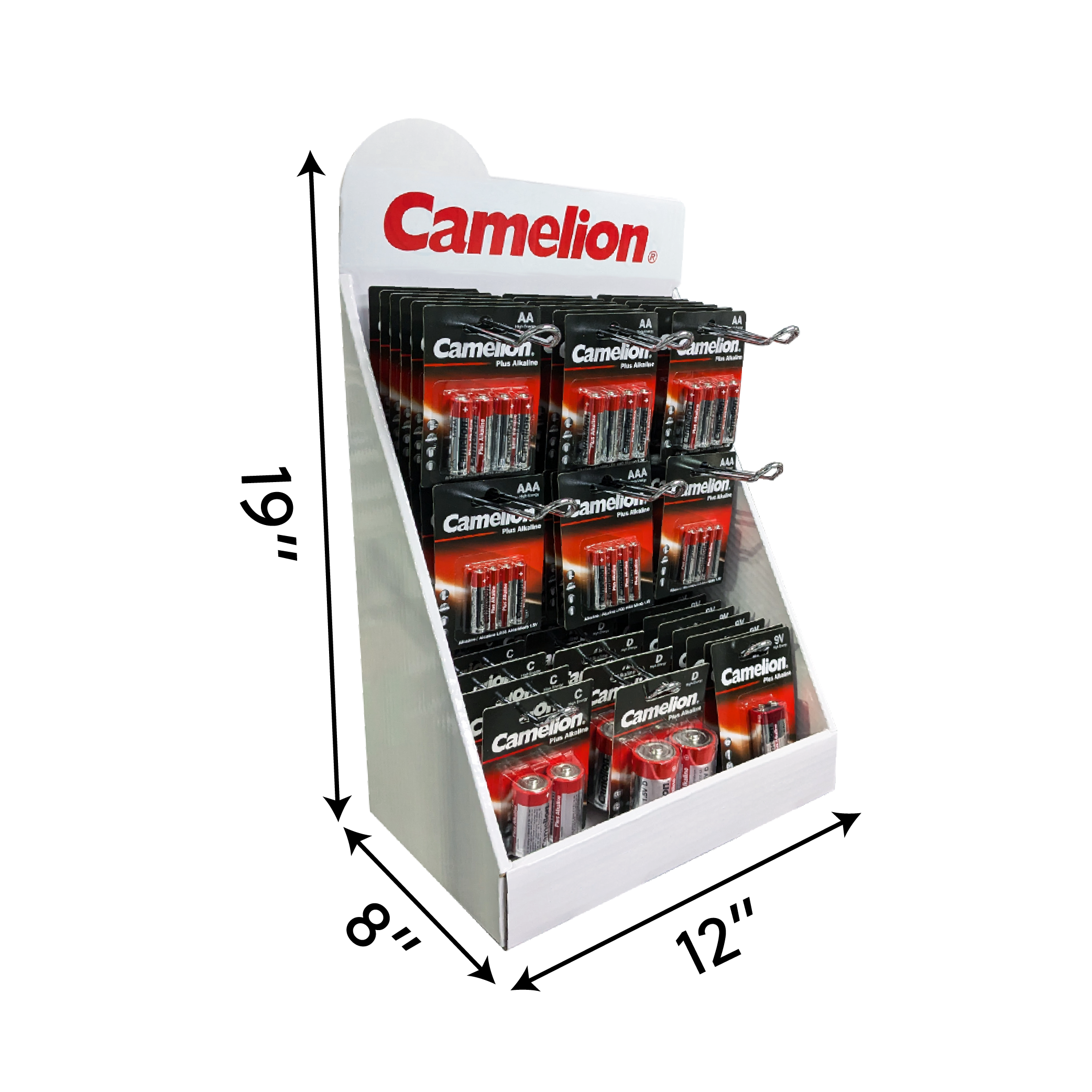 Camelion Plus Alkaline 96 pc. Battery Display