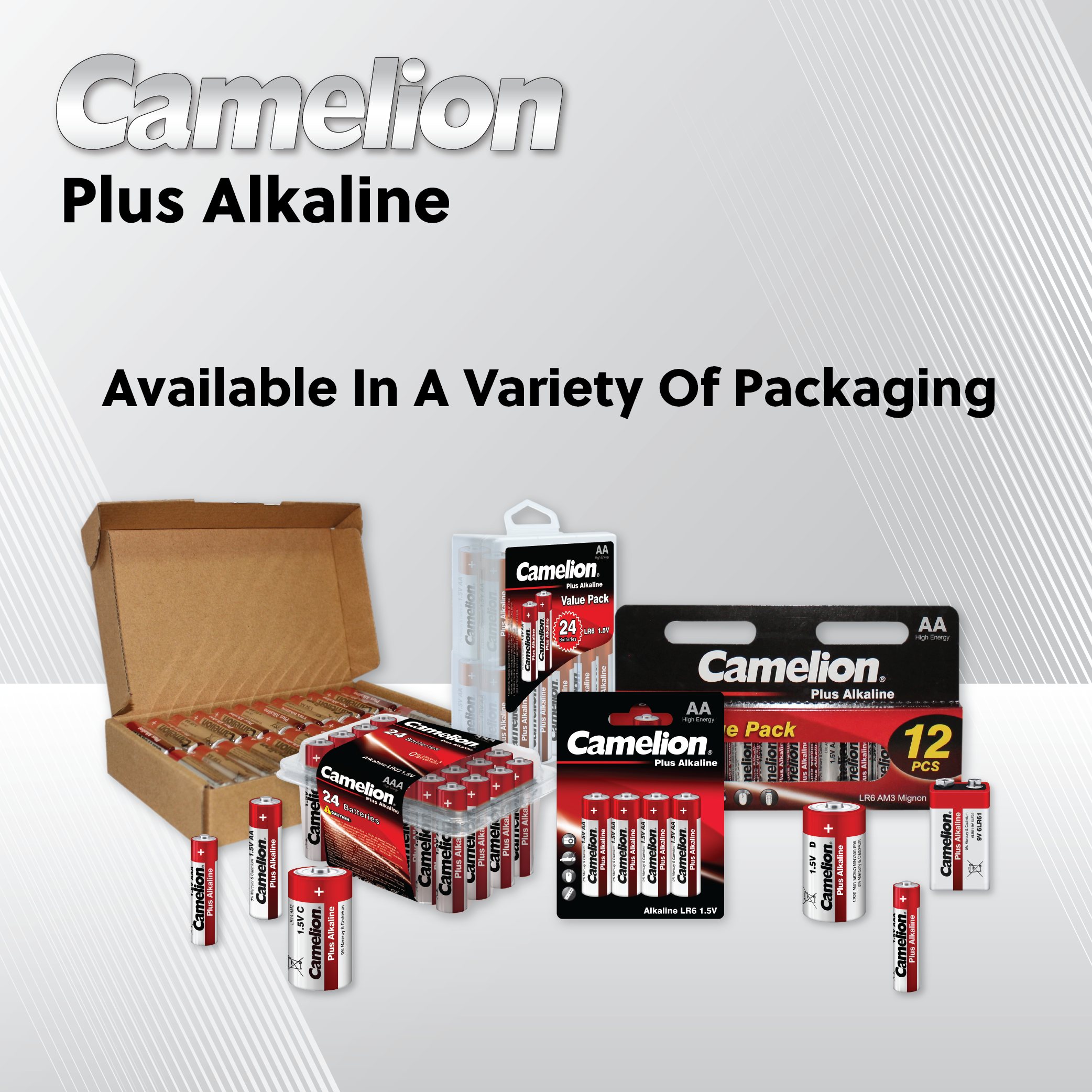 Camelion AA Plus Alkaline Eco Blister Pack of 4
