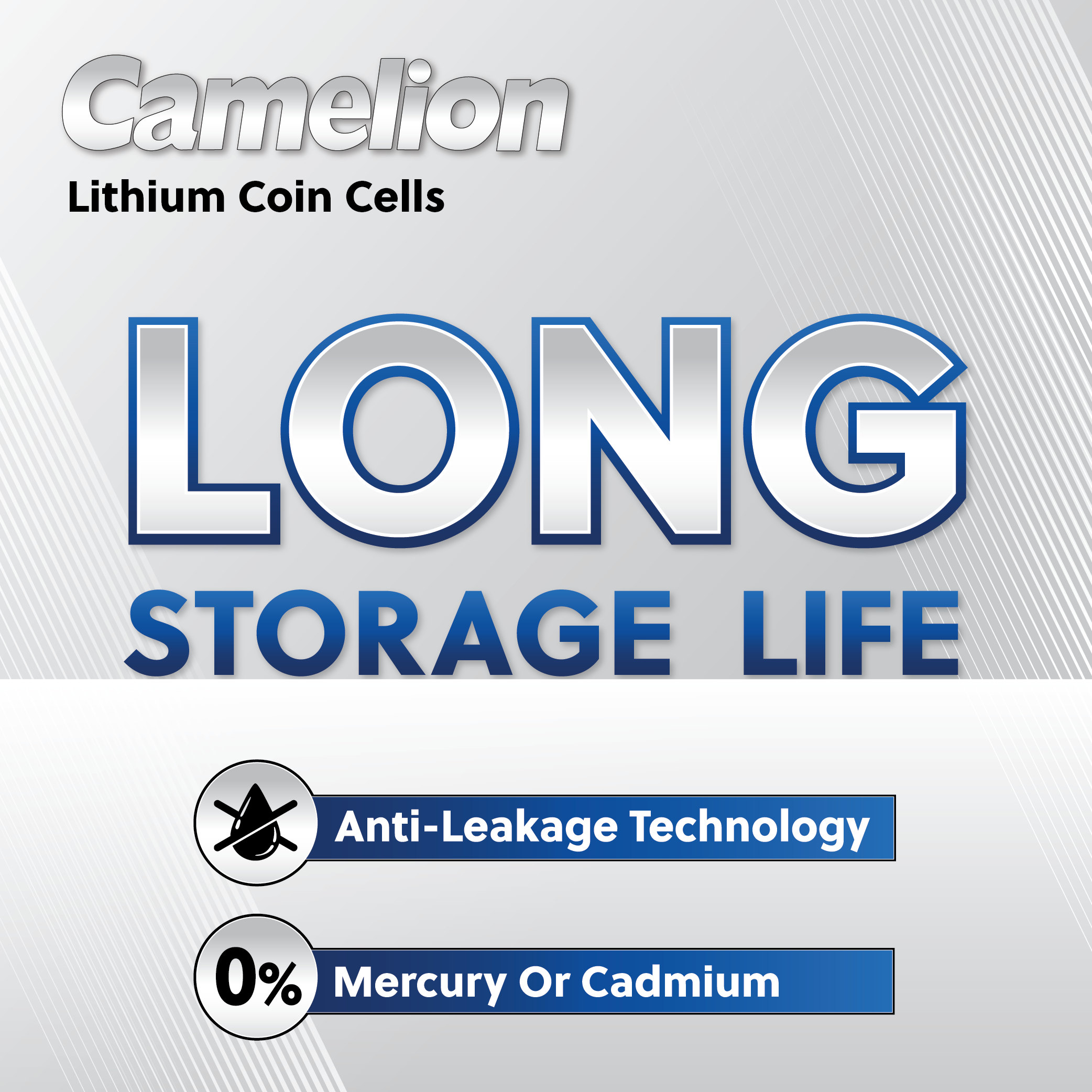 Camelion CR2016 3V Lithium Coin Cell Battery