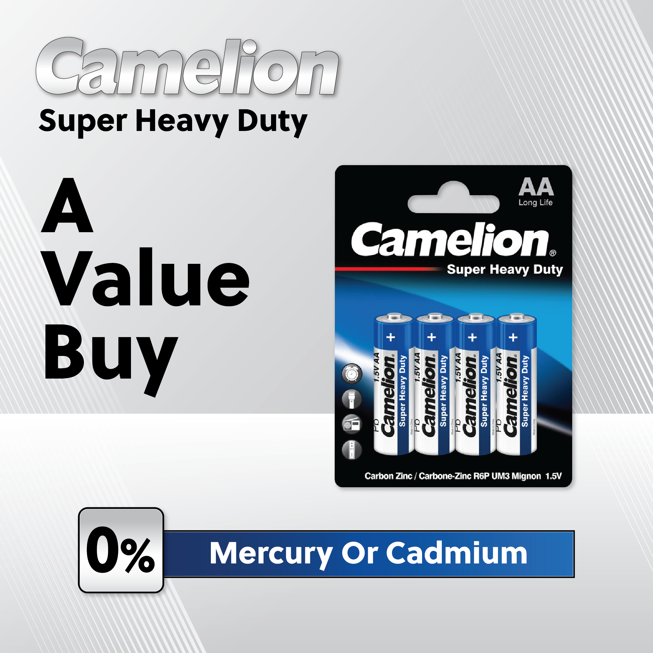 Motel corruptie leerling Camelion AA Super Heavy Duty 24pk – Batteries 4 Stores