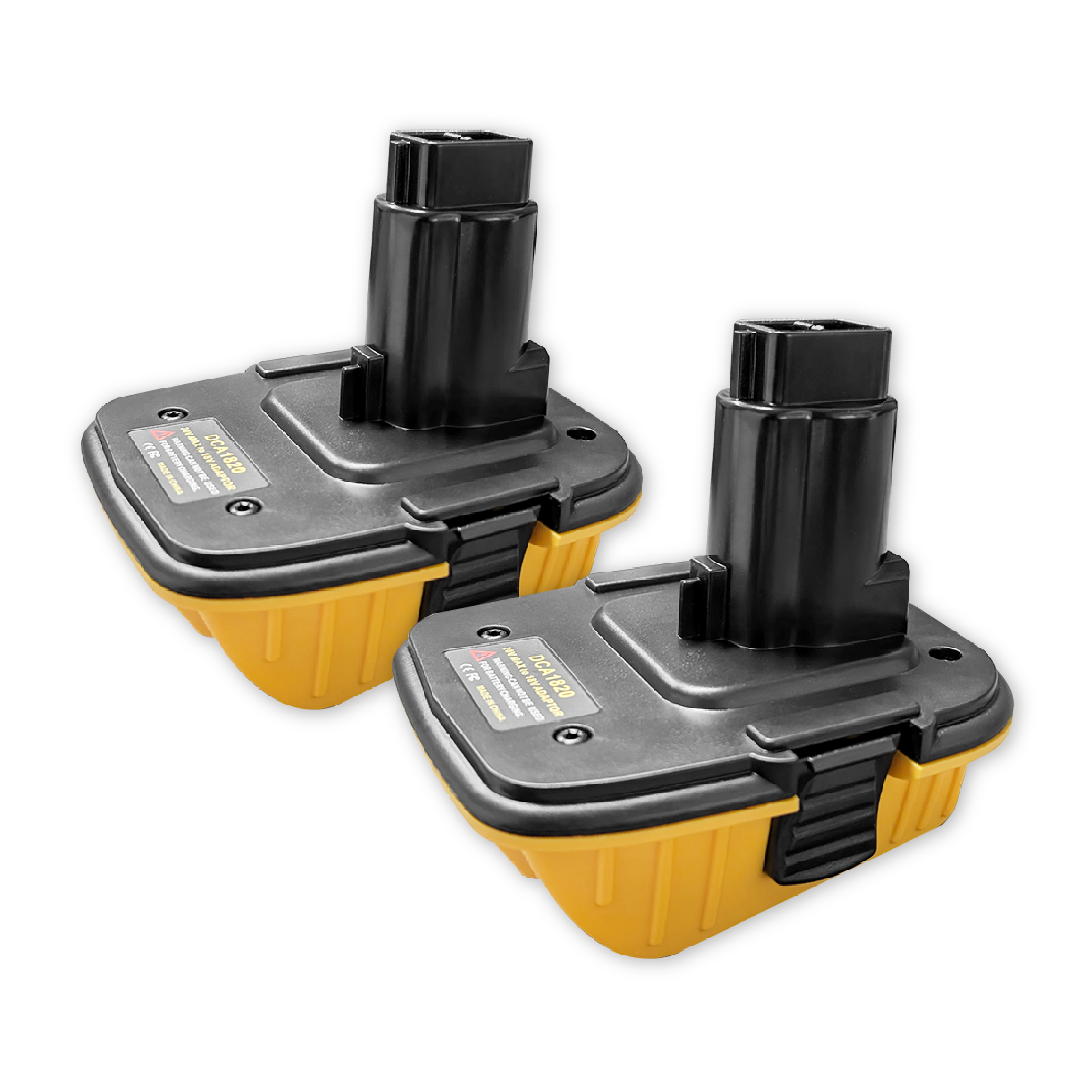 SPECIAL BUY: DCA1820 18V Adapter (For Dewalt Ni-Cd Tools)- Pack of 2: Sticker Capacity vs. Real Capacity