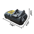 NEW: Drill Pack Charger: Compatible For 10.8-20V 4.5A Li-Ion Battery
