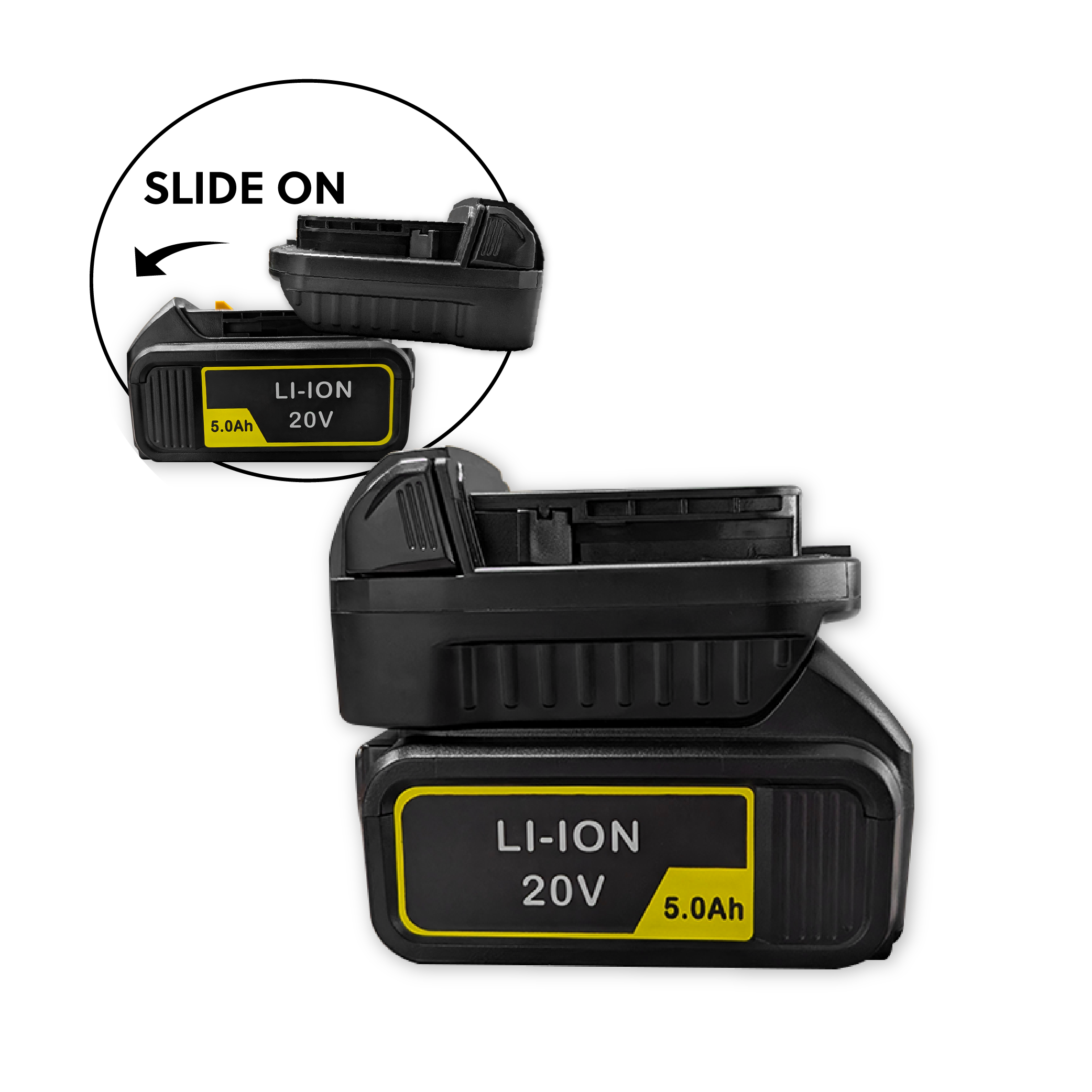 SPECIAL BUY: DW18ML Battery Adapter (For Dewalt 18V Cordless Plug Tools); Sticker Capacity vs. Real Capacity