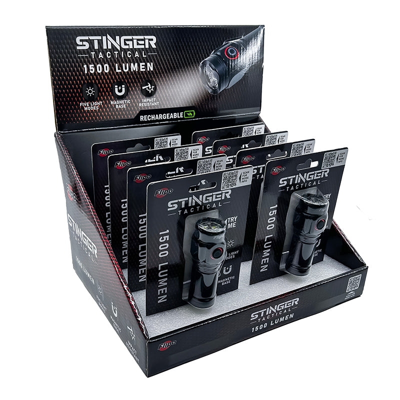 Stinger 1500 Mini Tactical Flashlight | 8PC Display