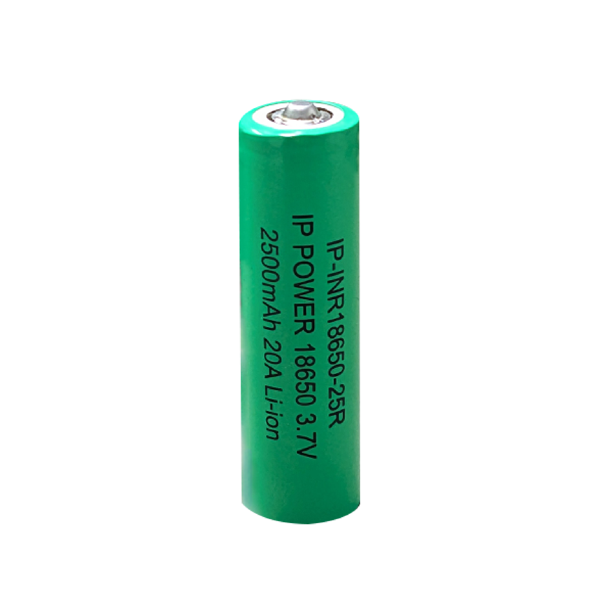 IP Power 18650 Li-Ion 2500mAh 3.7V 20A Rechargeable Button Top Battery