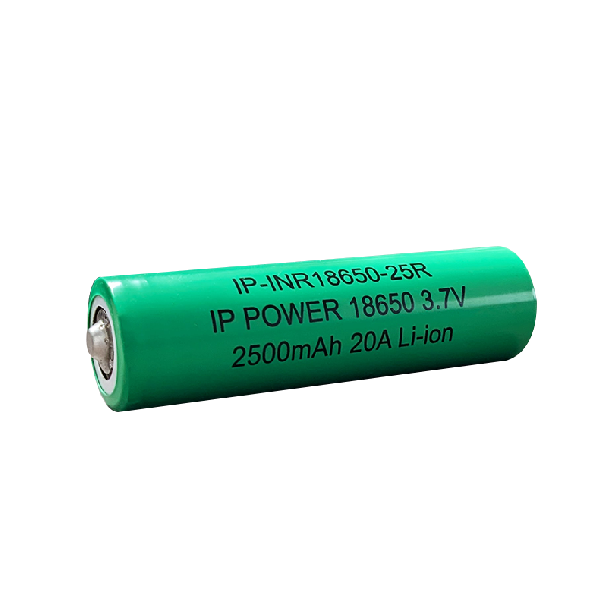 IP Power 18650 Li-Ion 2500mAh 3.7V 20A Rechargeable Button Top Battery