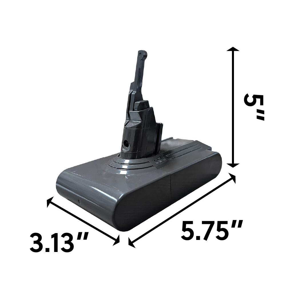 IP Power 21.6V 4Ah V8 Rechargeable Li-Ion Battery - Replacement for Dyson V8 Absolute, Dyson V8 Animal, Dyson V8 Animal Exclusive, Dyson V8 Fluffy, Dyson SV10, Dyson V8, SV10, 164527-01, 214730-01