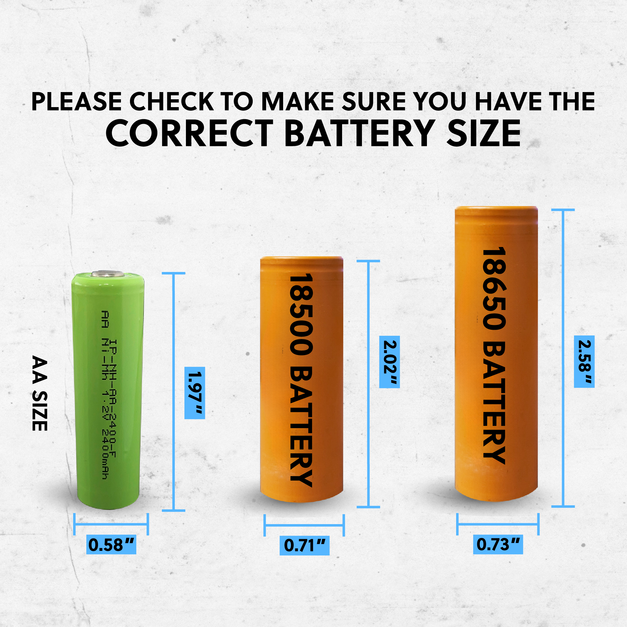 IP Power AA Ni-Mh 2400mAh Rechargeable Flat Top Battery