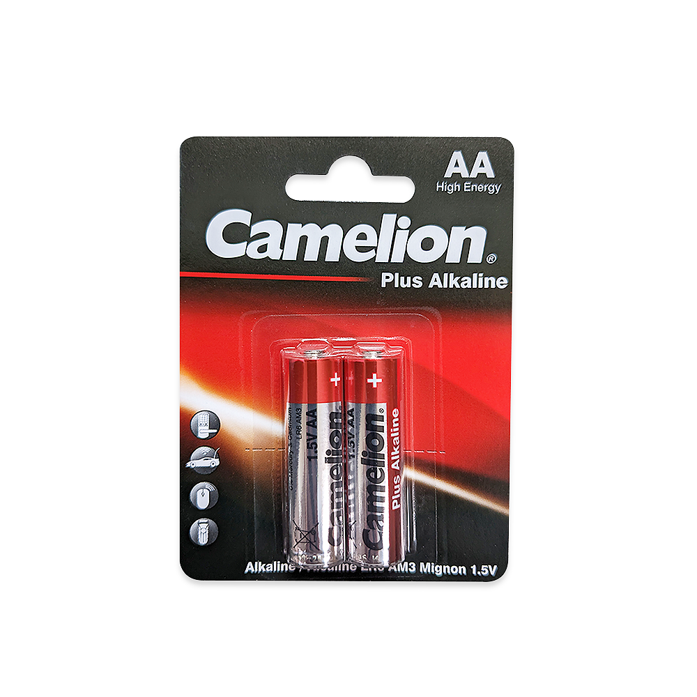 Camelion AA Alkaline Plus Blister Pack of 2