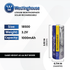 Westinghouse Life-PO4 18500 3.2v 1000mah Solar Rechargeable Cardboad Box of 8