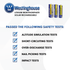 Westinghouse Life-PO4 14500 3.2v 500mah Solar Rechargeable 8pk