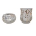 Flameless Candle Votive Glass Vase Pair (Set of 2)