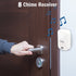 Flipo 8 Tone Wireless Doorbell | With Motion Sensing LED Light