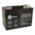 IP POWER IP121000-B 12 Volt 100 Amp, Sealed Lead Acid Rechargeable Battery