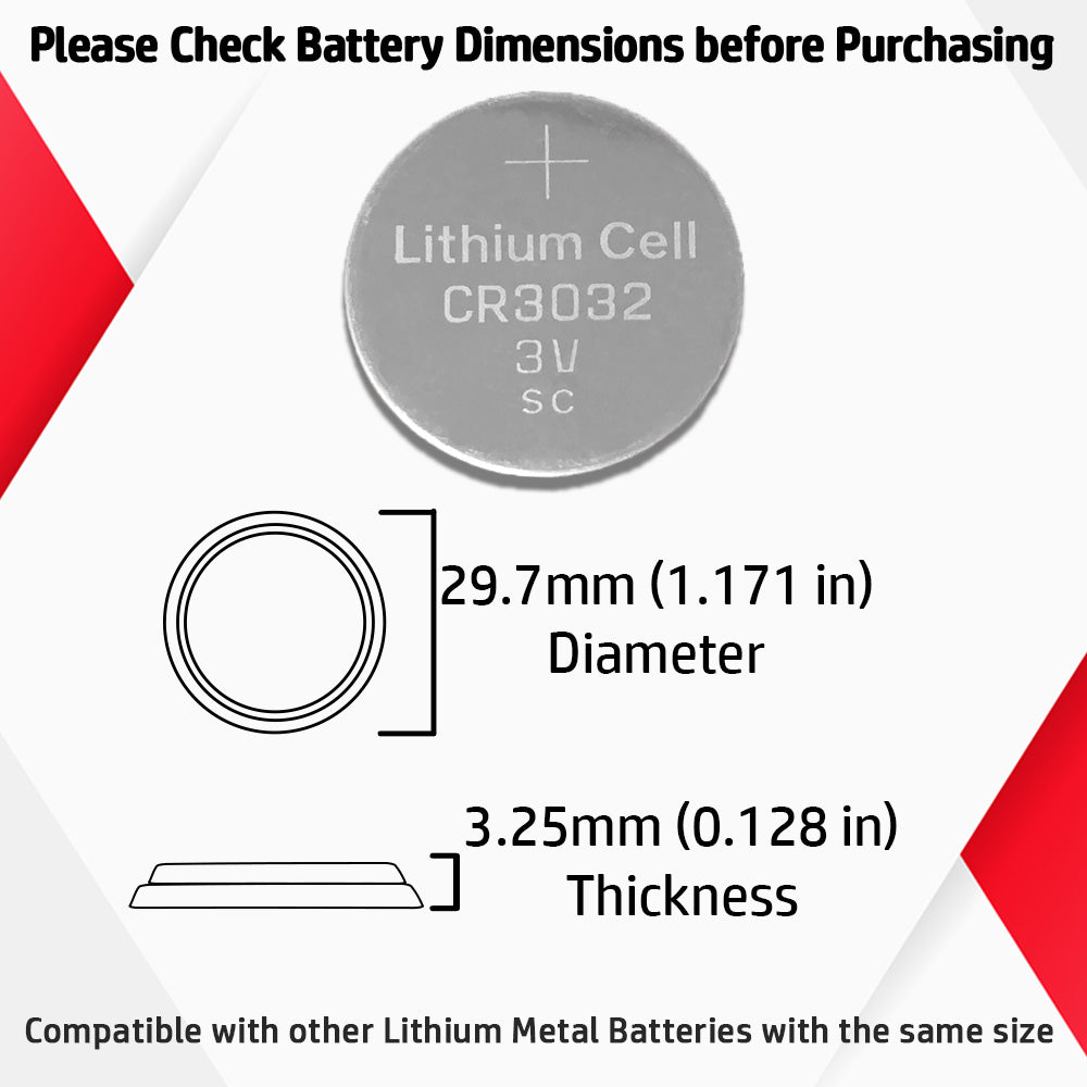 Camelion CR2032 3V Lithium Coin Cell Battery (Three Packaging Options) –  Batteries 4 Stores