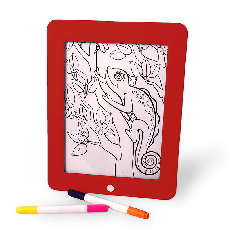 Disco Scribble - Light-Up Sound Activated Drawing Board - Red