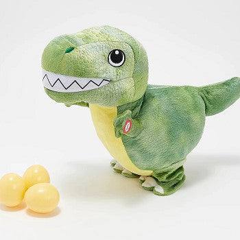 Crazy Critters Animated Musical Egg-Laying Plush Animal | Available In Chicken & Dino Characters!