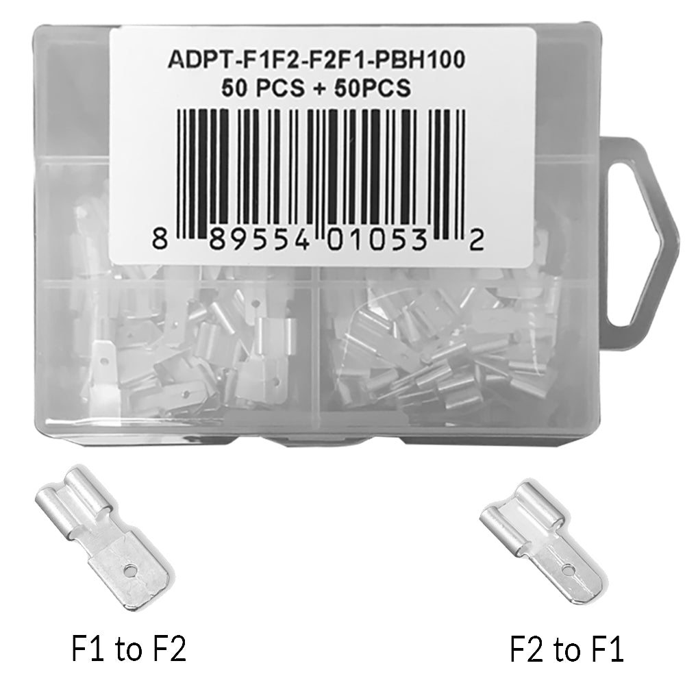 wholesale, wholesale terminal adapters, F1 terminal adapters, F2 terminal adapters, Sealed lead acid, sla adapters