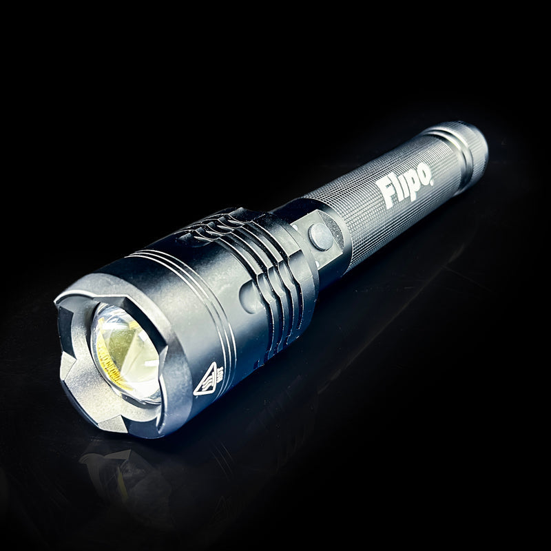 Flipo Stinger Tactical 6,000 Lumen Rechargeable Flashlight 6 PC Display
